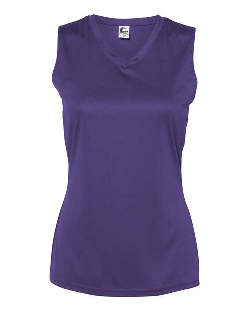 C2 Sport - Women's Sleeveless V-Neck T-Shirt - 5663