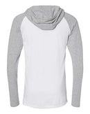 LAT - Fine Jersey Hooded Long Sleeve Raglan T-Shirt - 6917