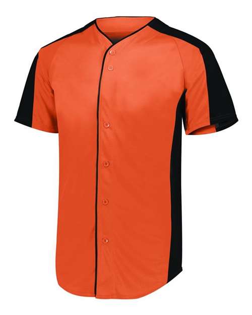 Augusta Sportswear - Youth Full Button Baseball Jersey - 1656