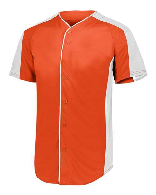 Augusta Sportswear - Youth Full Button Baseball Jersey - 1656