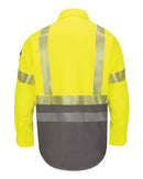 Bulwark - Hi-Visibility Color Block Uniform Shirt - EXCEL FR® ComforTouch® - 7 oz. - SLB4H