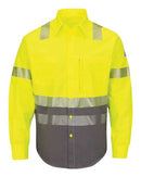 Bulwark - Hi-Visibility Color Block Uniform Shirt - EXCEL FR® ComforTouch® - 7 oz. - SLB4H