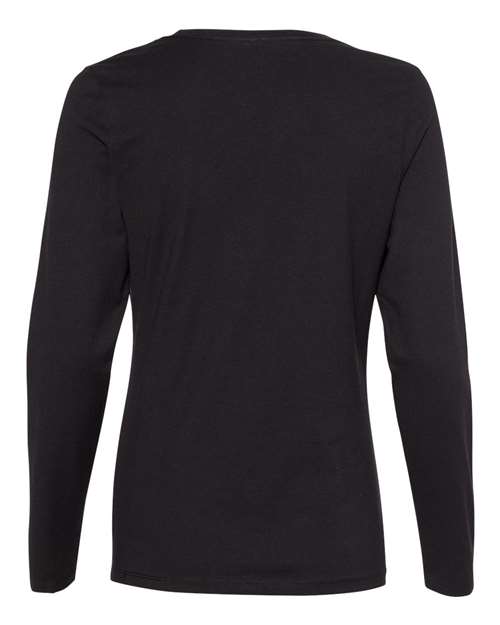 Hanes - Nano-T® Women’s Long Sleeve Scoopneck T-Shirt - S04LS