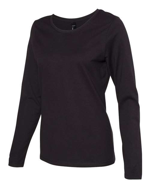 Hanes - Nano-T® Women’s Long Sleeve Scoopneck T-Shirt - S04LS