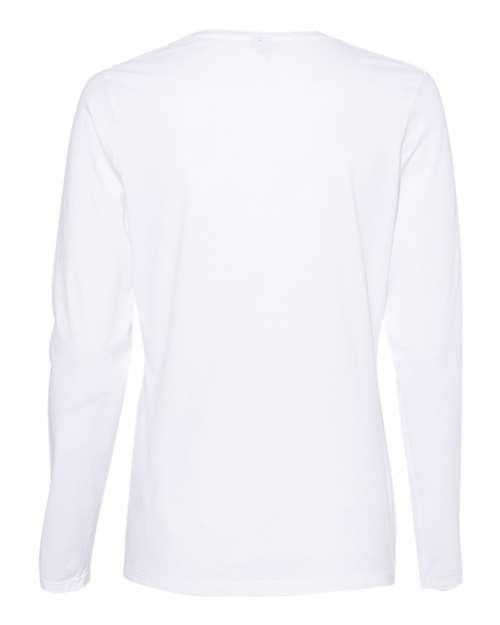 Hanes - Nano-T® Women’s Long Sleeve Scoopneck T-Shirt - S04LS