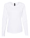 Hanes - Nano-T® Women’s Long Sleeve Scoopneck T-Shirt - S04LS