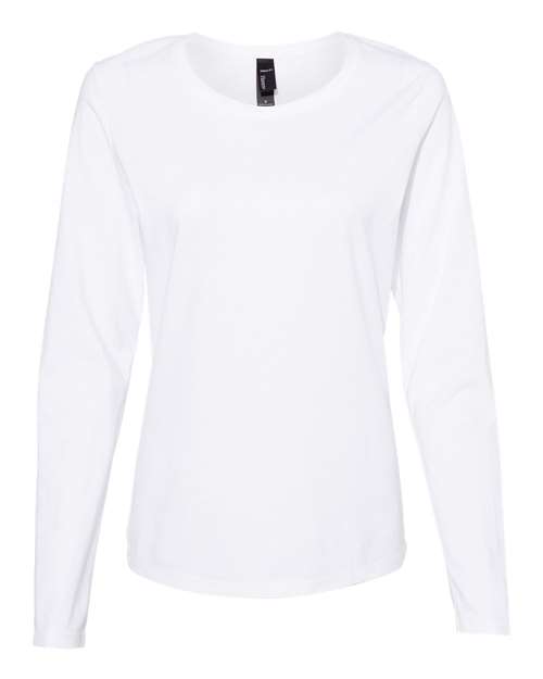 Hanes - Nano-T® Women’s Long Sleeve Scoopneck T-Shirt - S04LS