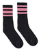 SOCCO - USA-Made Striped Crew Socks - SC100