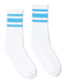 SOCCO - USA-Made Striped Crew Socks - SC100