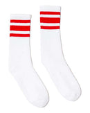 SOCCO - USA-Made Striped Crew Socks - SC100