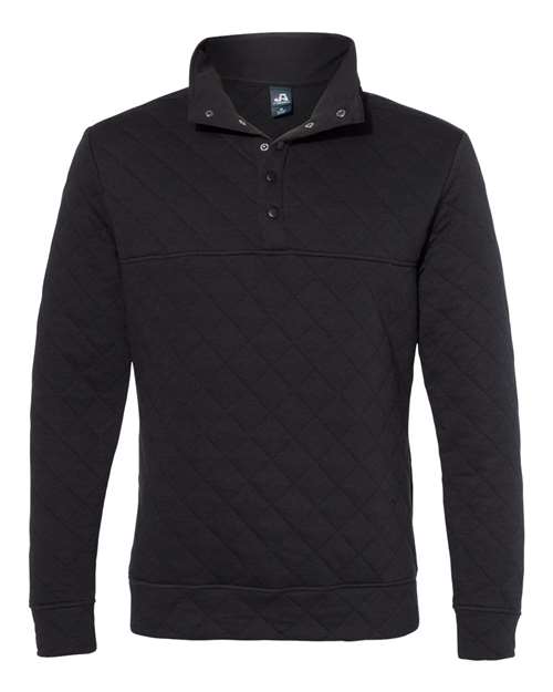 J. America - Quilted Snap Pullover - 8890