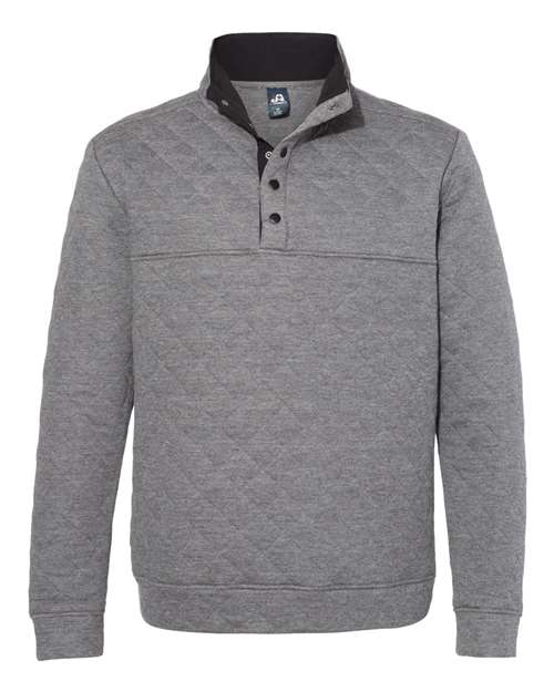 J. America - Quilted Snap Pullover - 8890