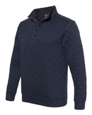 J. America - Quilted Snap Pullover - 8890