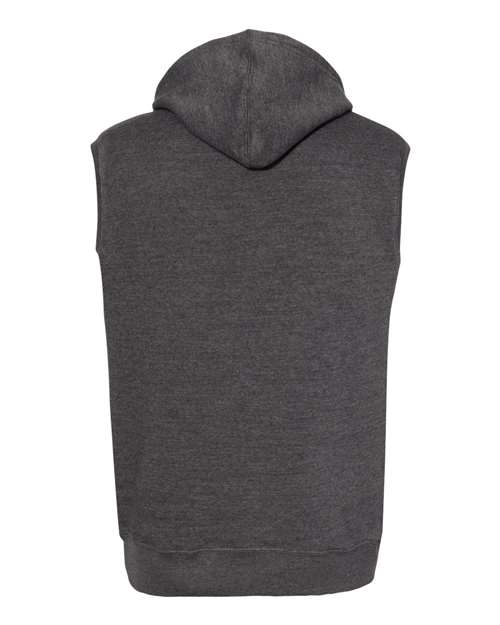 J. America - Triblend Sleeveless Hooded Sweatshirt - 8877