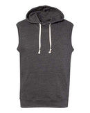 J. America - Triblend Sleeveless Hooded Sweatshirt - 8877