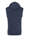 J. America - Triblend Sleeveless Hooded Sweatshirt - 8877