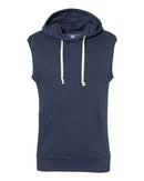 J. America - Triblend Sleeveless Hooded Sweatshirt - 8877