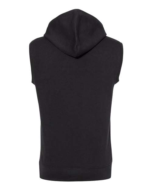 J. America - Triblend Sleeveless Hooded Sweatshirt - 8877