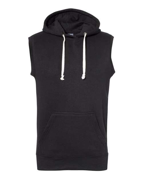 J. America - Triblend Sleeveless Hooded Sweatshirt - 8877