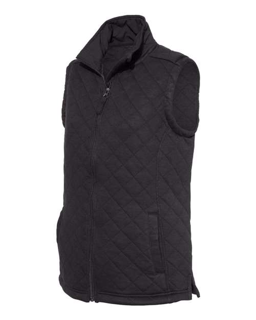 J. America - Women’s Quilted Full-Zip Vest - 8892