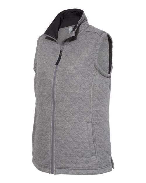 J. America - Women’s Quilted Full-Zip Vest - 8892