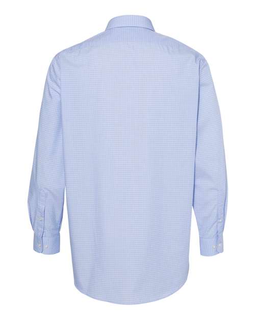 Van Heusen - Broadcloth Point Collar Check Shirt - 13V5051