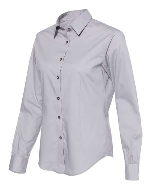 Van Heusen - Women's Cotton/Poly Solid Point Collar Shirt - 13V5053