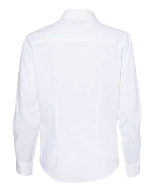 Van Heusen - Women's Cotton/Poly Solid Point Collar Shirt - 13V5053