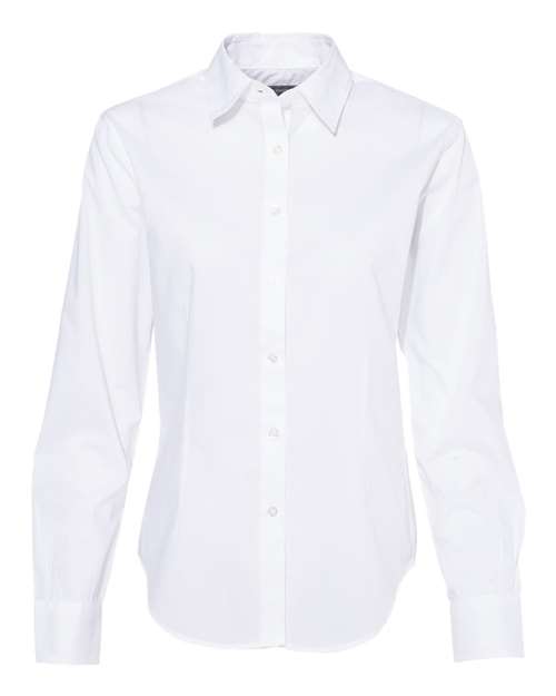 Van Heusen - Women's Cotton/Poly Solid Point Collar Shirt - 13V5053