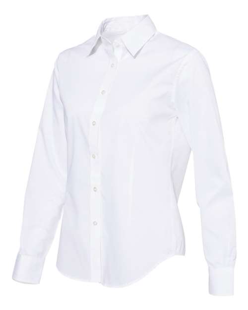 Van Heusen - Women's Cotton/Poly Solid Point Collar Shirt - 13V5053