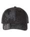 Outdoor Cap - Camo with Flag Visor Cap - CWF305