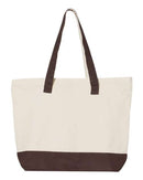 Q-Tees - 19L Zippered Tote - Q1300