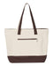 Q-Tees - 19L Zippered Tote - Q1300