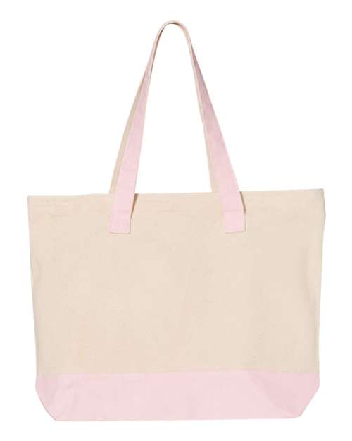 Q-Tees - 19L Zippered Tote - Q1300