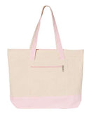 Q-Tees - 19L Zippered Tote - Q1300