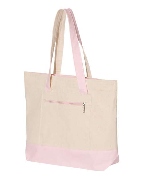 Q-Tees - 19L Zippered Tote - Q1300