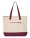 Q-Tees - 19L Zippered Tote - Q1300