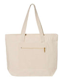 Q-Tees - 19L Zippered Tote - Q1300