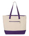 Q-Tees - 19L Zippered Tote - Q1300