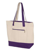 Q-Tees - 19L Zippered Tote - Q1300