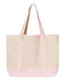 Q-Tees - 34.6L Large Canvas Deluxe Tote - Q1500