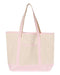 Q-Tees - 34.6L Large Canvas Deluxe Tote - Q1500