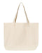 Q-Tees - 34.6L Large Canvas Deluxe Tote - Q1500