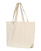 Q-Tees - 34.6L Large Canvas Deluxe Tote - Q1500