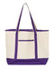 Q-Tees - 34.6L Large Canvas Deluxe Tote - Q1500