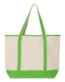 Q-Tees - 34.6L Large Canvas Deluxe Tote - Q1500