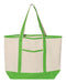 Q-Tees - 34.6L Large Canvas Deluxe Tote - Q1500