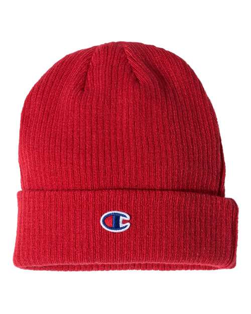 Champion - Ribbed Knit Cuffed Beanie - CS4003