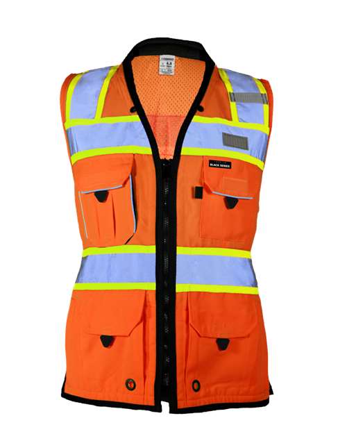 Kishigo - Premium Black Series® Women's Heavy Duty Surveyors Vest - S5021-5022