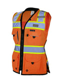 Kishigo - Premium Black Series® Women's Heavy Duty Surveyors Vest - S5021-5022